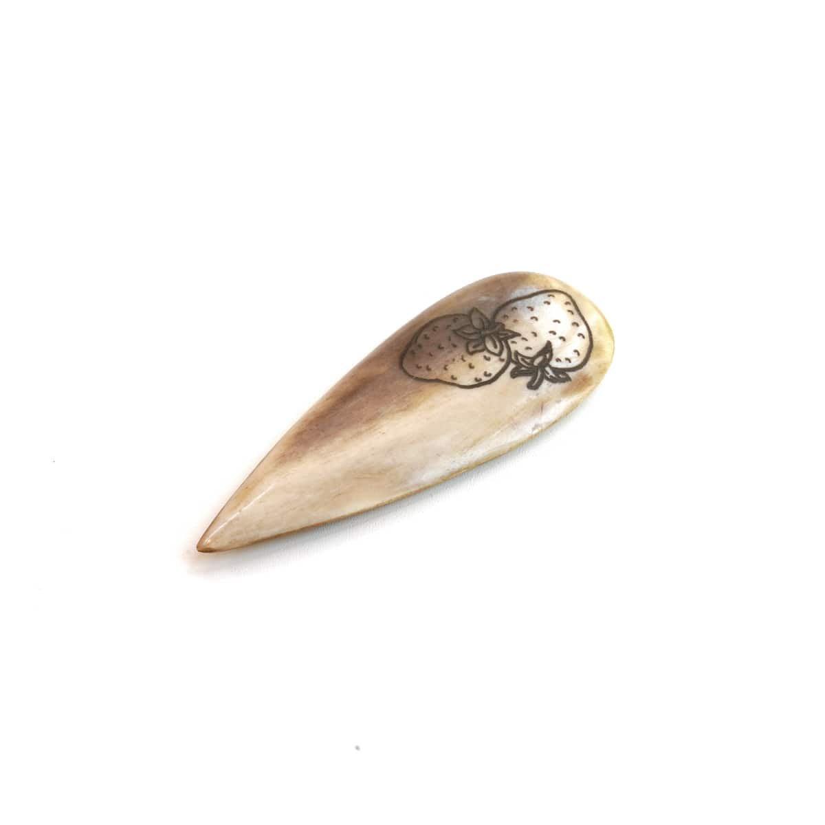 Decorative Carved Tear Drop Bone Folders
