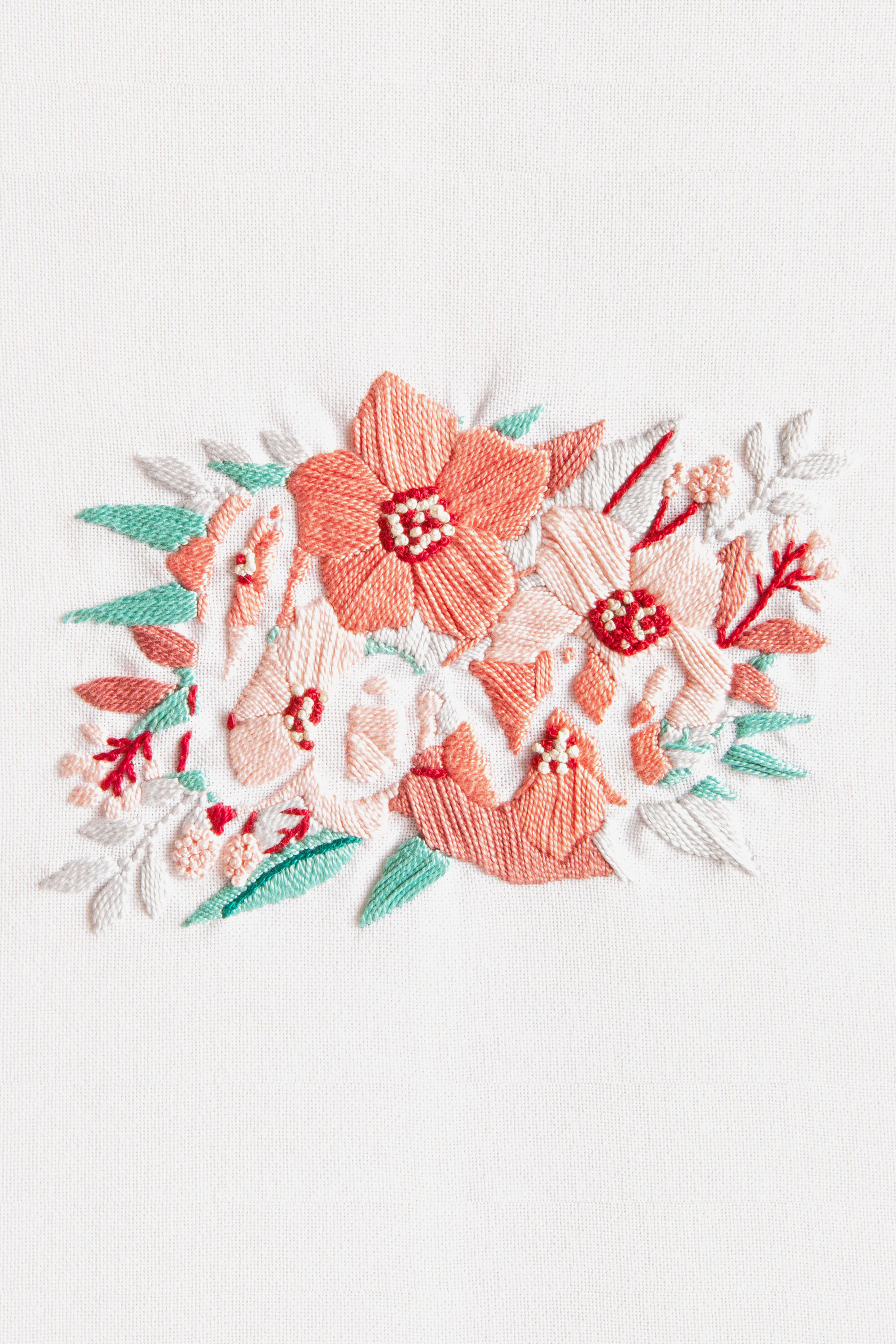 Love Flowers Intermediate Embroidery Kit