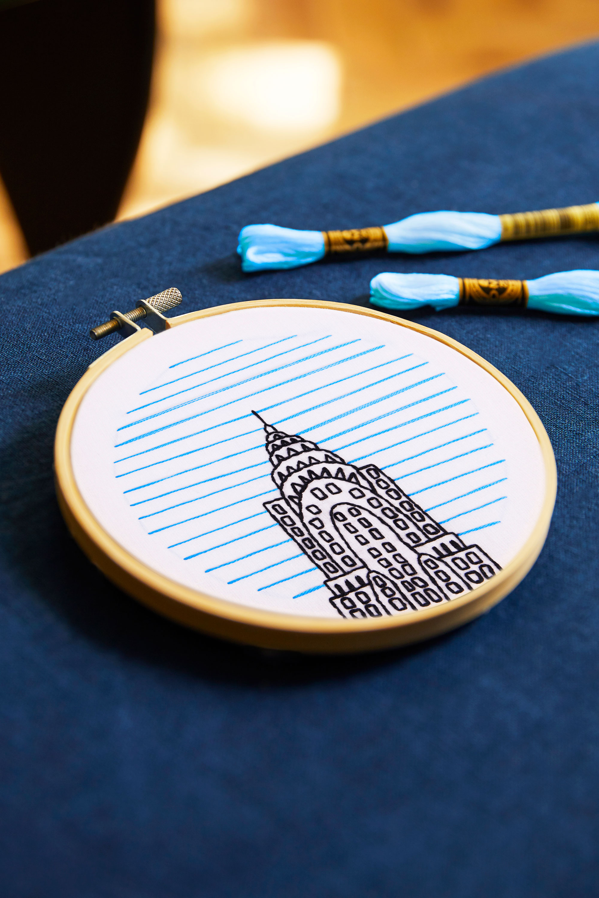 Skyscraper by Kseniia Guseva Easy Embroidery Kit