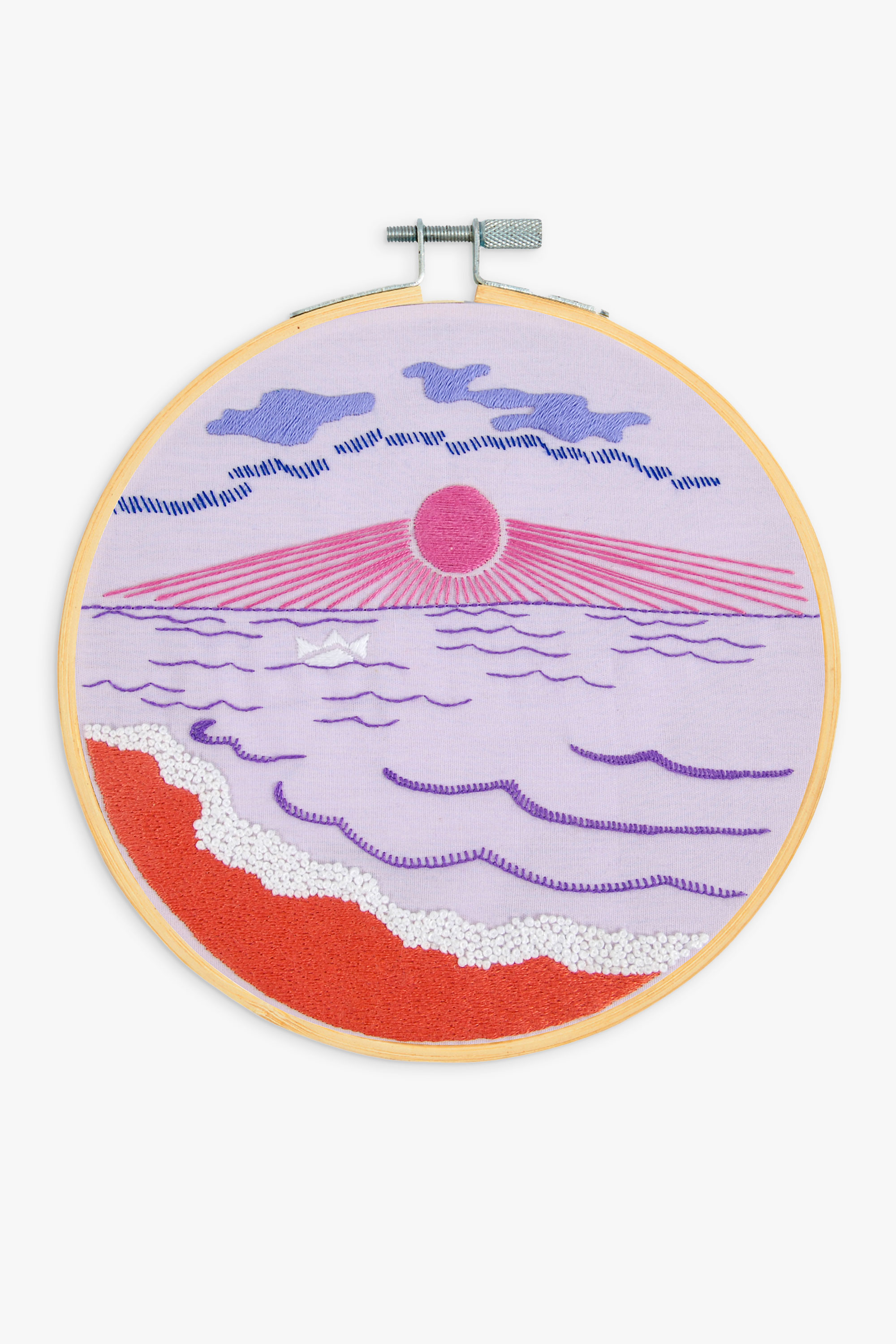The Boat, Infinite Spaces Intermediate Embroidery Kit