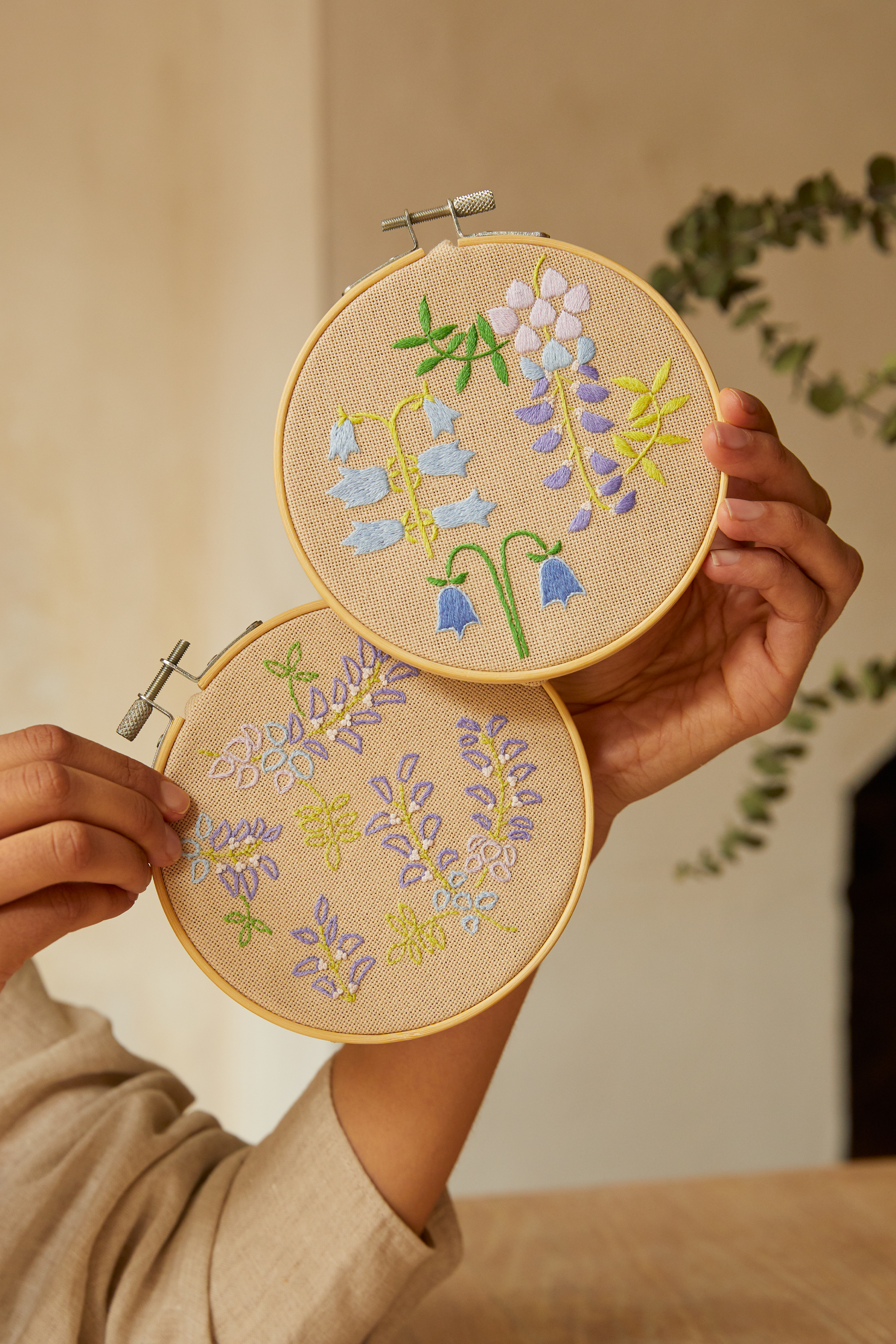 The Soothing Spring Embroidery Duo Kit
