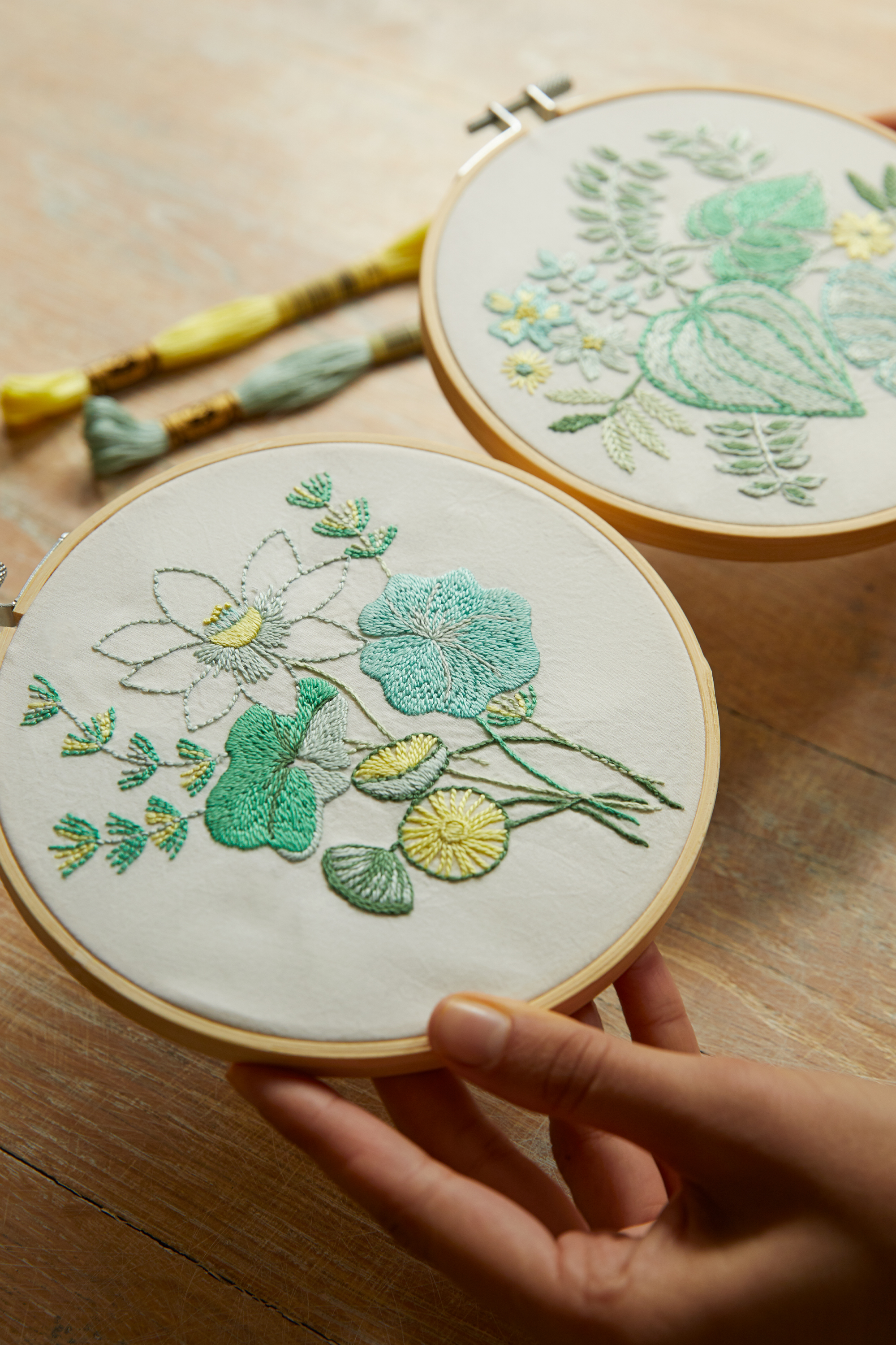 The Water Garden Embroidery Duo Kit