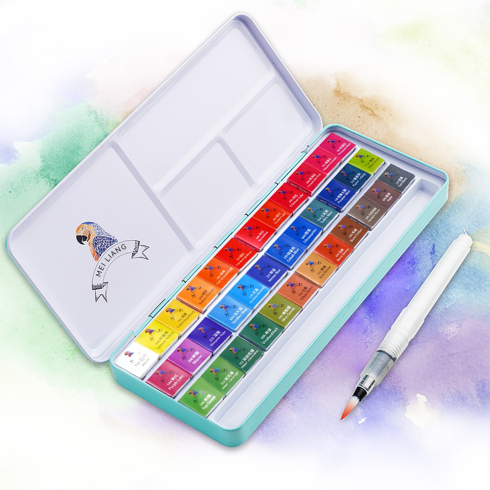 MeiLiang Watercolor Pocket Set – 36 Colors